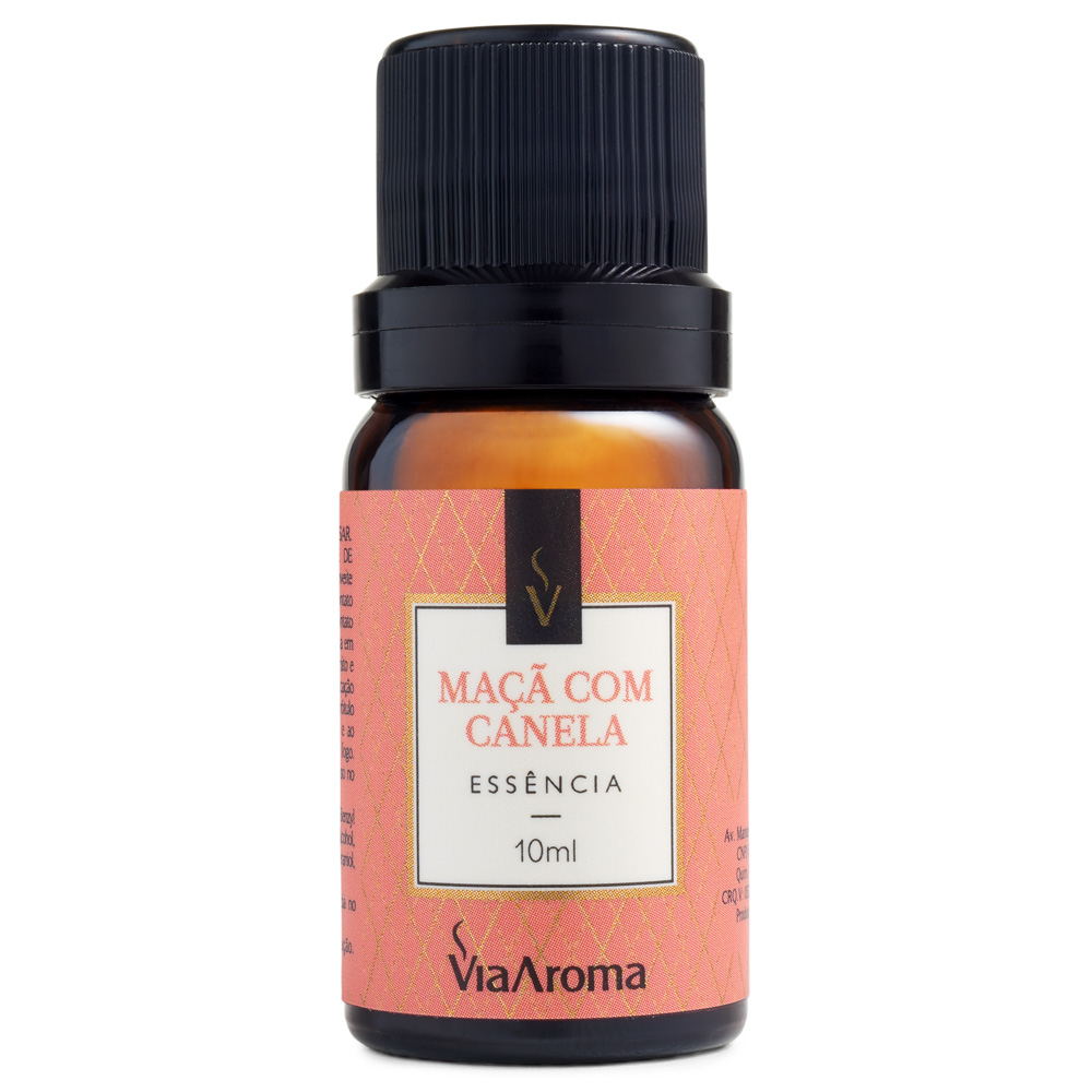 Via Aroma Essência Maça com Canela 10ML